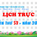 LỊCH TRỰC TUẦN THỨ 53 – NĂM 2022
