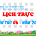 LỊCH TRỰC TUẦN THỨ 06 – NĂM 2023