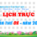 LỊCH TRỰC TUẦN THỨ 08 – NĂM 2023