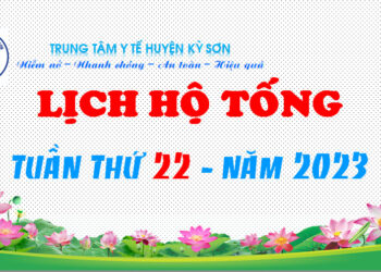 LỊCH TRỰC HỘ TỐNG TUẦN THỨ 22 – NĂM 2023