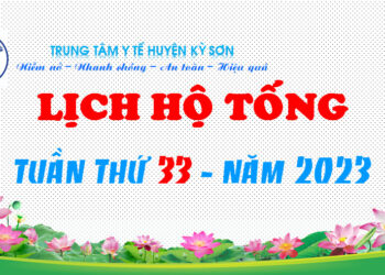 LỊCH HỘ TỐNG TUẦN THỨ 33 – NĂM 2023