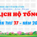 LỊCH TRỰC TOÀN VIỆN TUẦN THỨ 37 – NĂM 2023