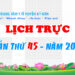 LỊCH TRỰC TOÀN VIỆN TUẦN THỨ 45 – NĂM 2023