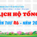 LỊCH HỘ TỐNG TUẦN THỨ 46 – NĂM 2023