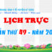 LỊCH TRỰC TOÀN VIỆN TUẦN THỨ 49 – NĂM 2023