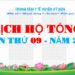 LỊCH HỘ TỐNG TUẦN THỨ 09 – NĂM 2024