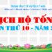 LỊCH HỘ TỐNG TUẦN THỨ 10 – NĂM 2024