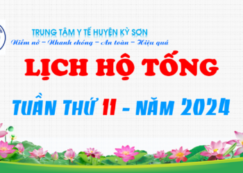 LỊCH HỘ TỐNG TUẦN THỨ 11 – NĂM 2024