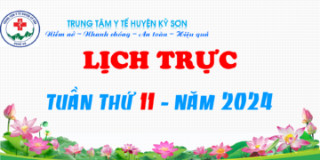 LỊCH TRỰC TOÀN VIỆN TUẦN THỨ 11 – NĂM 2024