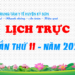 LỊCH TRỰC TOÀN VIỆN TUẦN THỨ 11 – NĂM 2024