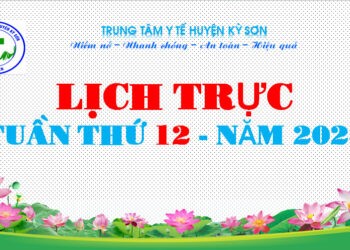 LỊCH TRỰC TOÀN VIỆN TUẦN THỨ 12 – NĂM 2024