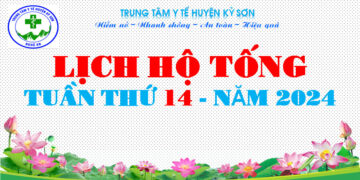 LỊCH HỘ TỐNG TUẦN THỨ 14 – NĂM 2024