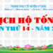 LỊCH HỘ TỐNG TUẦN THỨ 14 – NĂM 2024