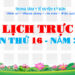 LỊCH TRỰC TOÀN VIỆN TUẦN THỨ 16 – NĂM 2024