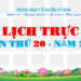 LỊCH TRỰC TOÀN VIỆN TUẦN THỨ 20 – NĂM 2024