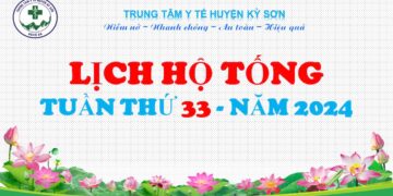 LỊCH HỘ TỐNG TUẦN THỨ 33 NĂM 2024
