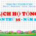 LỊCH HỘ TỐNG TUẦN THỨ 35 NĂM 2024