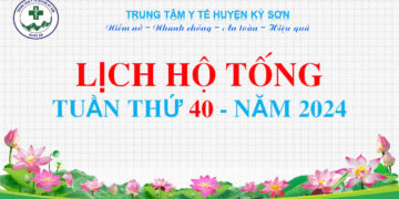 LỊCH HỘ TỐNG TUẦN THỨ 40 NĂM 2024