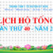 LỊCH HỘ TỐNG TUẦN THỨ 40 NĂM 2024