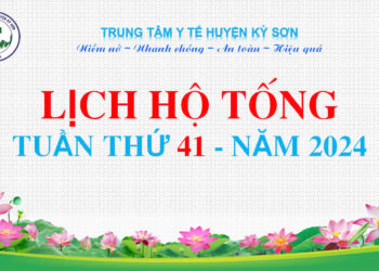 LỊCH HỘ TỐNG TUẦN THỨ 41 NĂM 2024