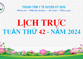 LỊCH TRỰC TOÀN VIỆN TUẦN THỨ 42 NĂM 2024