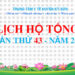 LỊCH HỘ TỐNG TUẦN THỨ 43 NĂM 2024
