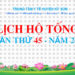 LỊCH HỘ TỐNG TUẦN THỨ 45 NĂM 2024