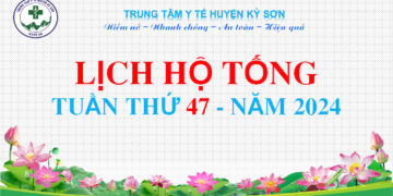LỊCH HỘ TỐNG TUẦN THỨ 47 NĂM 2024