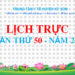 LỊCH HỘ TỐNG TUẦN THỨ 50 NĂM 2024