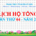 LỊCH HỘ TỐNG TUẦN THỨ 04 NĂM 2025
