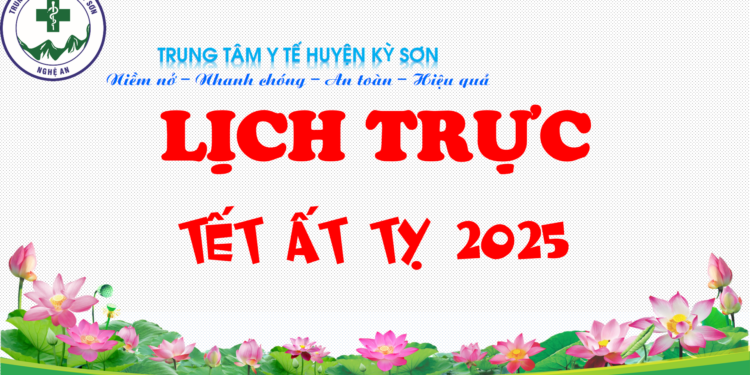 LỊCH TRỰC TẾT NGUYÊN ĐÁN ẤT TỴ 2025