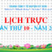LỊCH TRỰC TOÀN VIỆN TUẦN THỨ 10 NĂM 2025