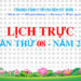 LỊCH TRỰC TOÀN VIỆN TUẦN THỨ 08 NĂM 2025