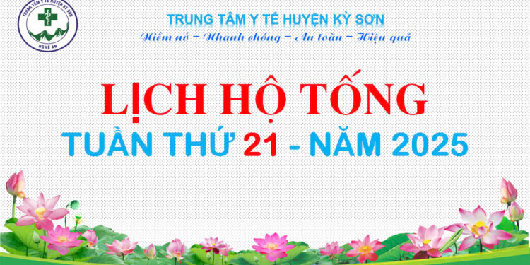 LỊCH HỘ TỐNG TUẦN THỨ 21 NĂM 2025
