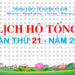 LỊCH HỘ TỐNG TUẦN THỨ 21 NĂM 2025