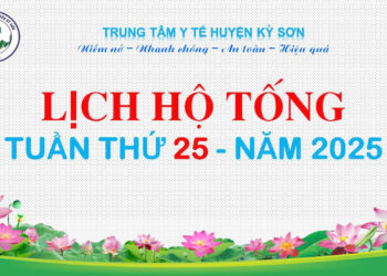 LỊCH HỘ TỐNG TUẦN THỨ 25 NĂM 2025